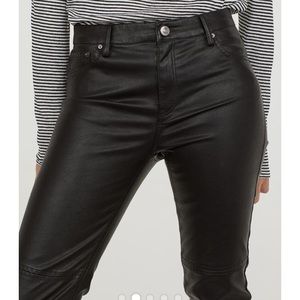 H&M faux leather pants